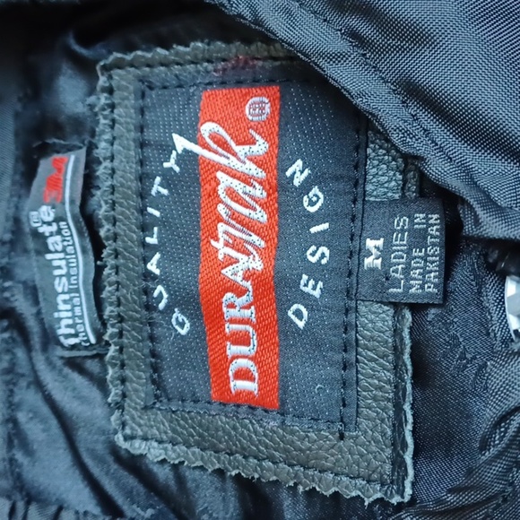 Duratrak Thinsulate Moto Leather Bib Overall Jumpsuit Winter Snow Pant - Picture 7 of 7